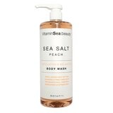 Vitamin Sea Jabón Corporal Líquido con Durazno y Sal de Mar de 1 l