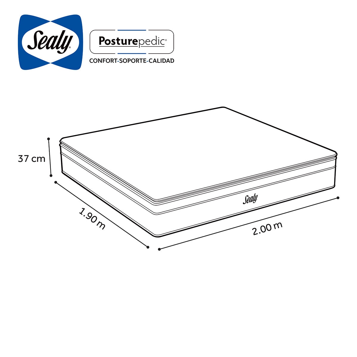 Sealy, Aspen, Colchón King Size