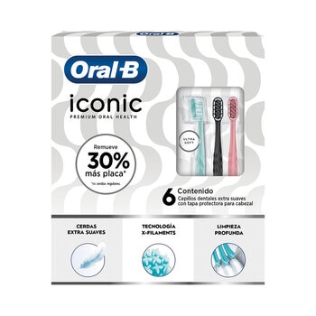 Oral-B Cepillos Dentales Iconic Premium 6 pzas