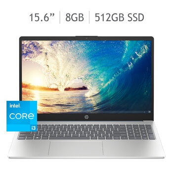 HP 15-fd0026la Laptop 15.6" Full HD Intel Core i3 8GB 512GB SSD