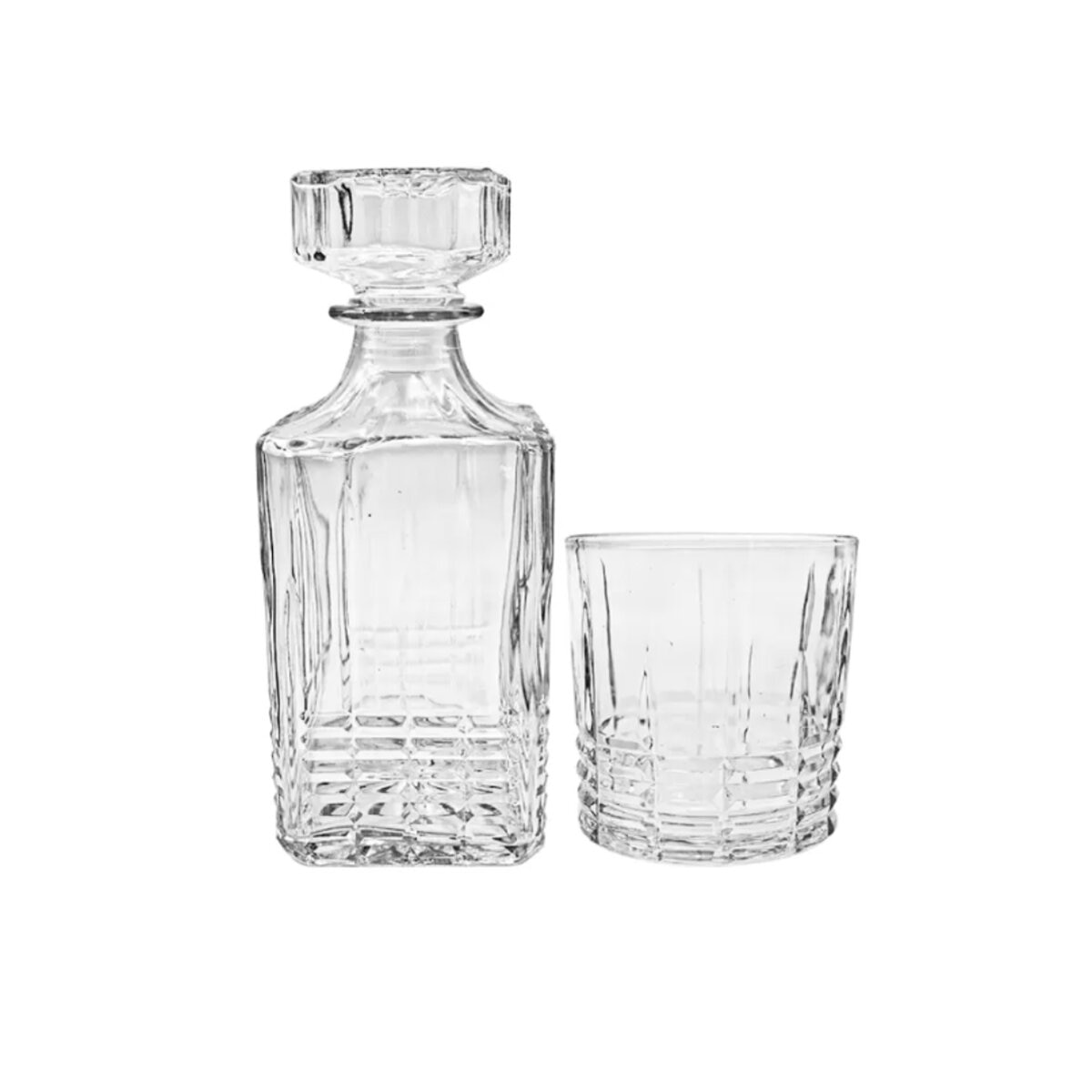 Top Choice Juego de Licorera con 4 Vasos de 354mL Top Choice Juego de Licorera con 4 Vasos de 354mL