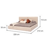 Skanor Muebles, Fontana, Cama King Tapizada Skanor Muebles, Fontana, Cama King Tapizada