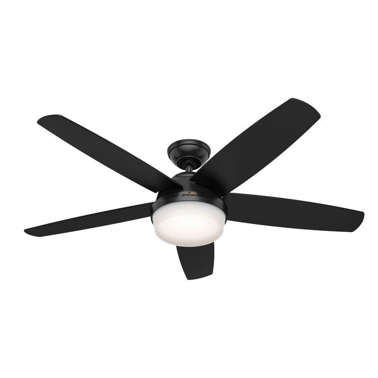 Hunter, Ventilador 52" Avia Negro Mate Hunter, Ventilador 52" Avia Negro Mate