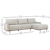 Primo, Myla, Sofá Seccional con Chaise Primo, Myla, Sofá Seccional con Chaise