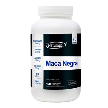 Naturagel Maca Negra 140 Cápsulas Naturagel Maca Negra 140 Cápsulas