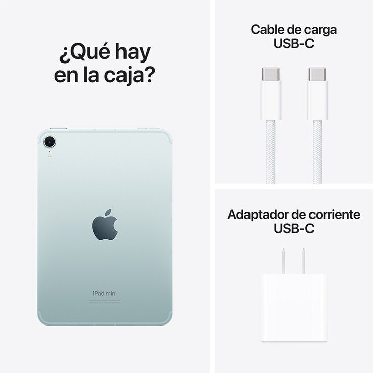 Apple iPad Mini (Wi-Fi + Cellular) 128GB Azul Apple iPad Mini (Wi-Fi + Cellular) 128GB Azul