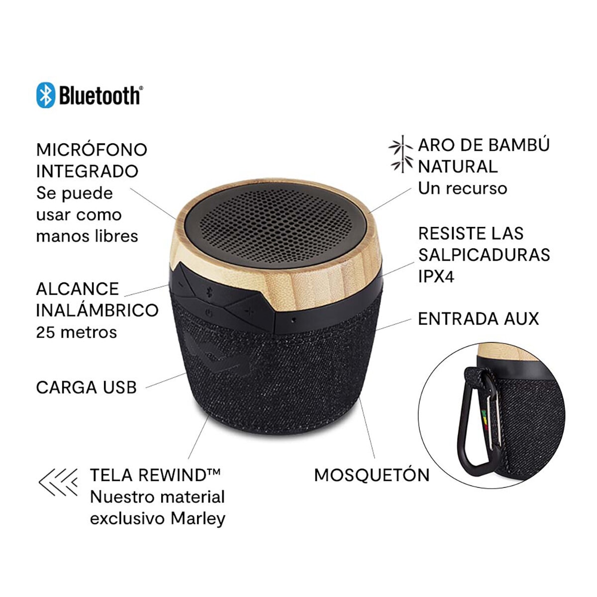 House of Marley Bocina Bluetooth Chant Mini