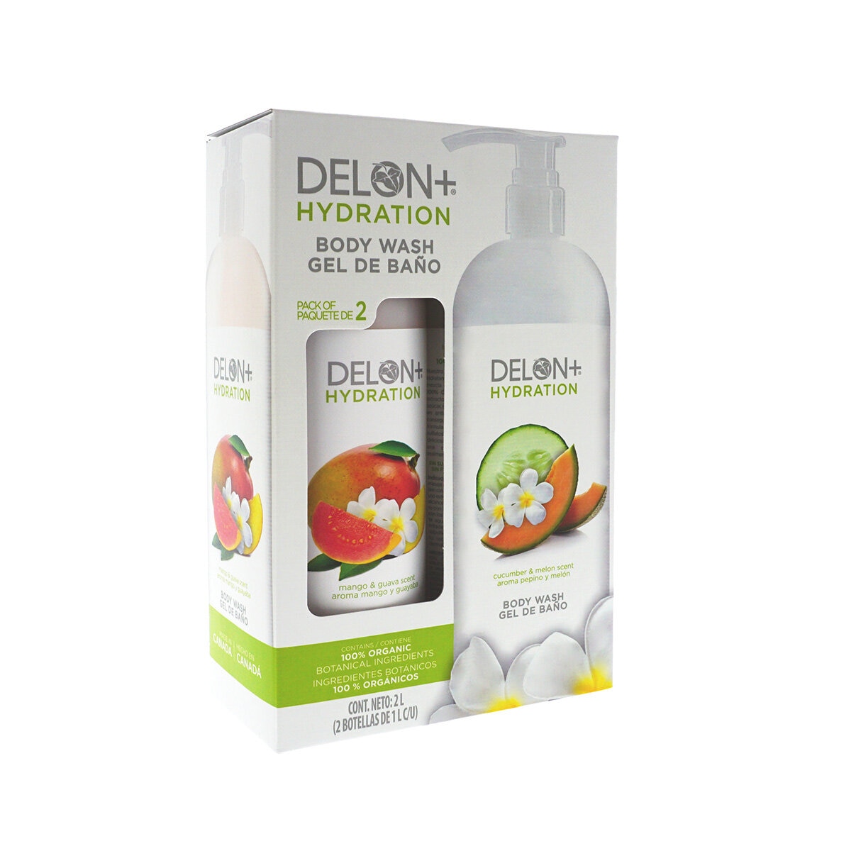 Delon + Hydration Gel de Baño 2 piezas