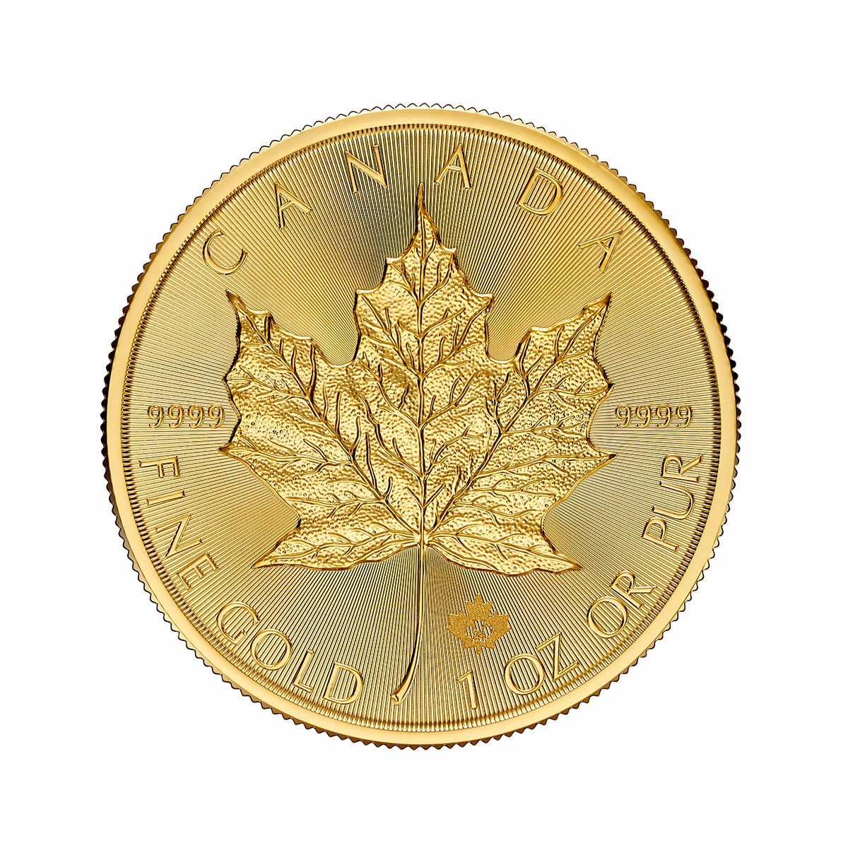 Moneda de  Oro 1 oz, Hoja de Maple de Canadá