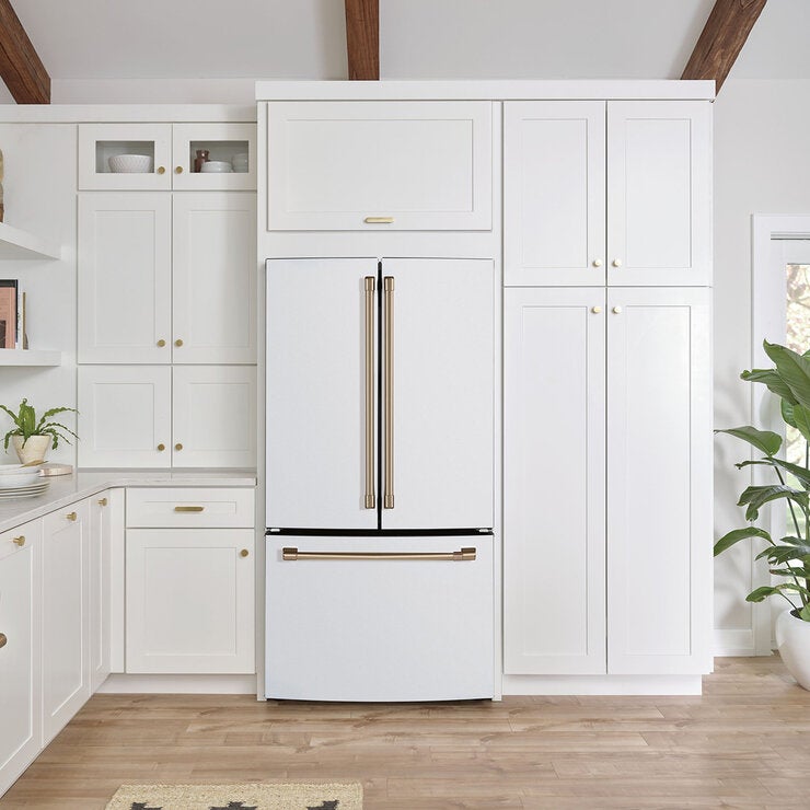 Cafe Refrigerador 19' French Door Color Blanco Cafe Refrigerador 19' French Door Color Blanco