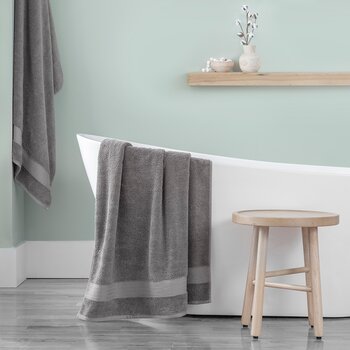 Purely Indulgent, Toalla para Baño, Gris Purely Indulgent, Toalla para Baño, Gris