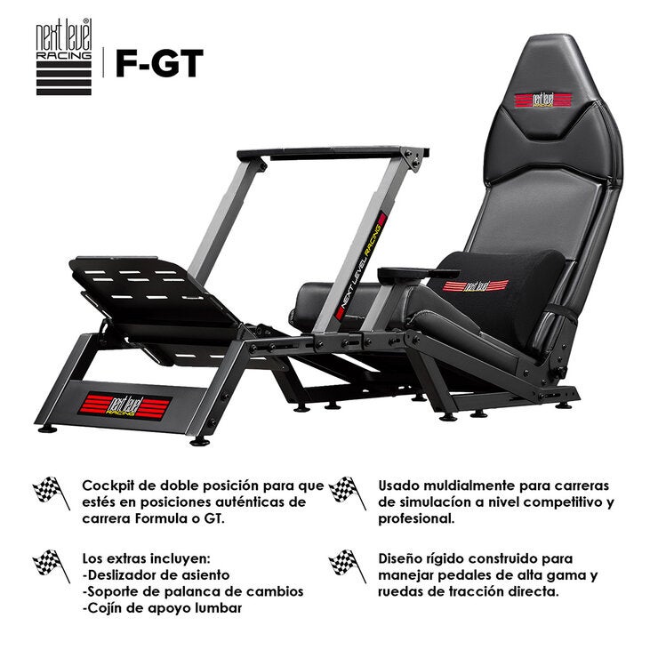 Next Level F-GT Asiento Simulador de Carreras Next Level F-GT Asiento Simulador de Carreras