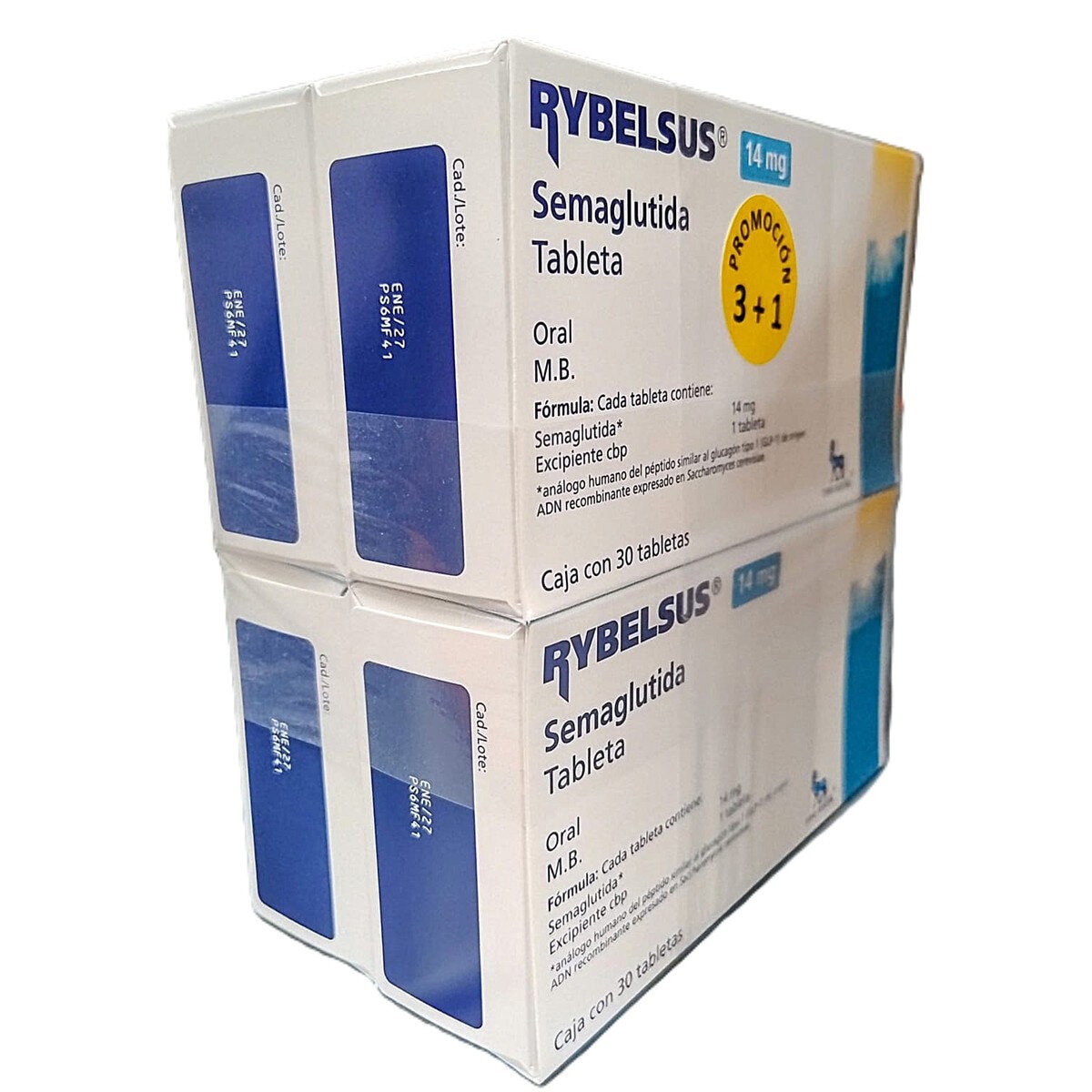 Rybelsus 14 mg 30 Tabletas 4 Pack Rybelsus 14 mg 30 Tabletas 4 Pack