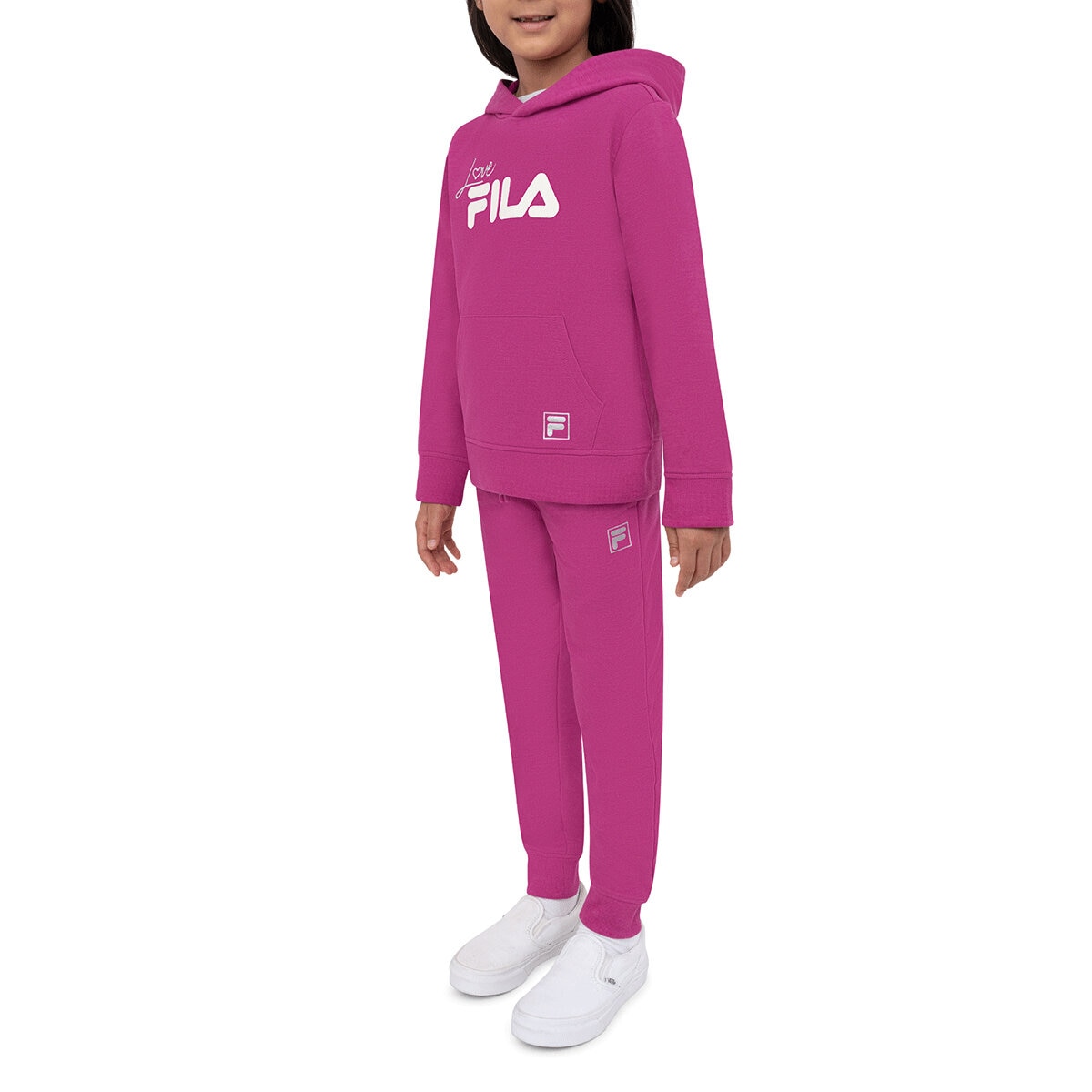 Sudadera fila niña rosa shops