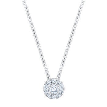 Dije de Diamantes 0.50ctw, Oro Blanco 14K Dije de Diamantes 0.50ctw, Oro Blanco 14K