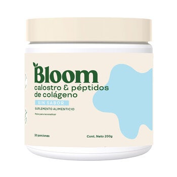 Bloom Calostro & Péptidos De Colágeno Sin Sabor 50 Porciones Bloom Calostro & Péptidos De Colágeno Sin Sabor 50 Porciones