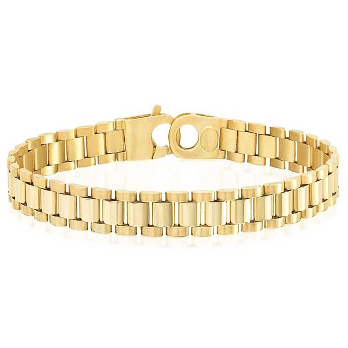 Pulsera de Eslabones, Oro Italiano de 14K