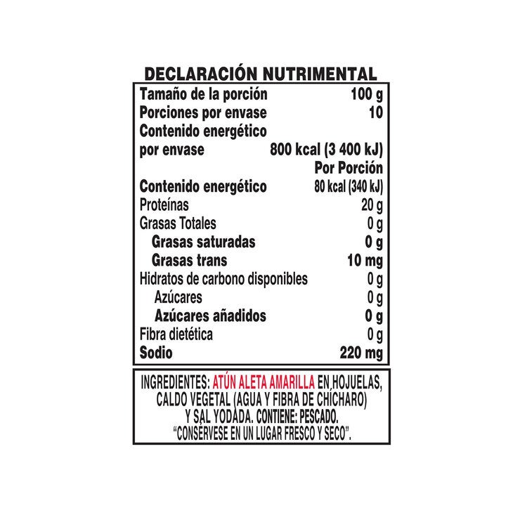 Dolores Atún en Agua 10 pzas de 140 g Dolores Atún en Agua 10 pzas de 140 g