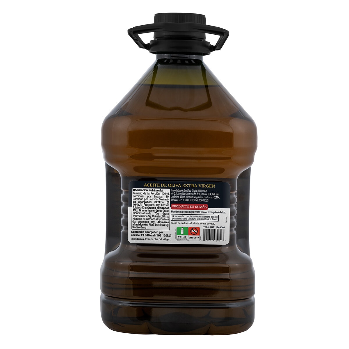 Kirkland Signature Aceite de Oliva Extra Virgen 3 l Kirkland Signature Aceite de Oliva Extra Virgen 3 l