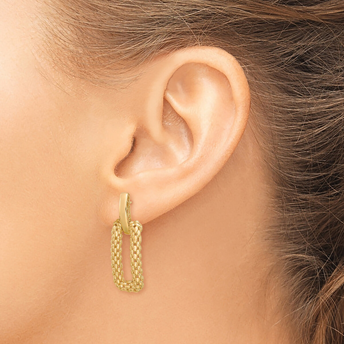 Aretes, Oro Amarillo de 14K