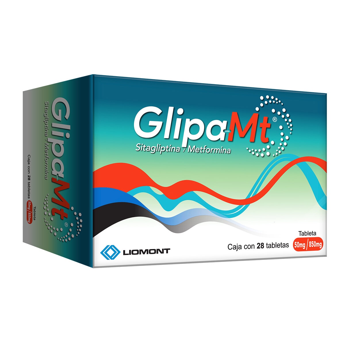 Glipa-Mt 50/850 mg 28 Tabletas Glipa-Mt 50/850 mg 28 Tabletas