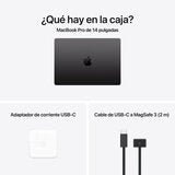 Apple MacBook Pro 14" M5 16GB 1TB SSD Negro Espacial Apple MacBook Pro 14" M5 16GB 1TB SSD Negro Espacial
