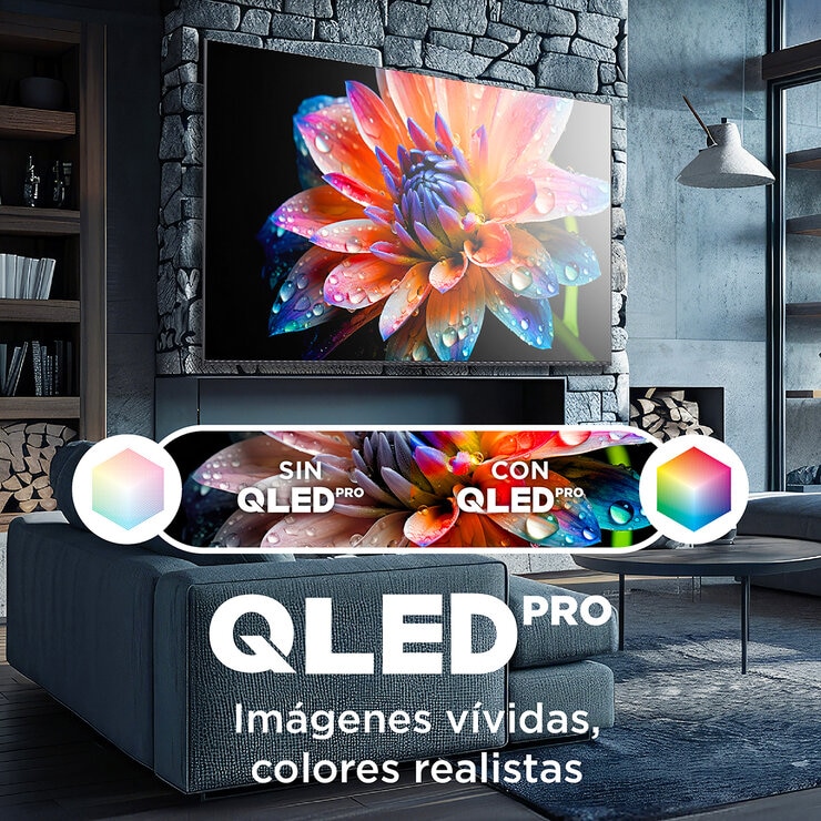 TCL Pantalla 43" QLED 4K Google TV TCL Pantalla 43" QLED 4K Google TV