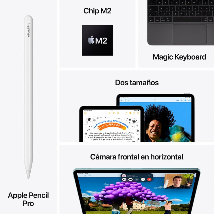 Apple iPad Air 11" Wi-Fi + Cellular 128GB Morado Apple iPad Air 11" Wi-Fi + Cellular 128GB Morado