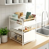 Mesa - Inspired Living, Organizador Metálico de 2 Niveles Mesa - Inspired Living, Organizador Metálico de 2 Niveles