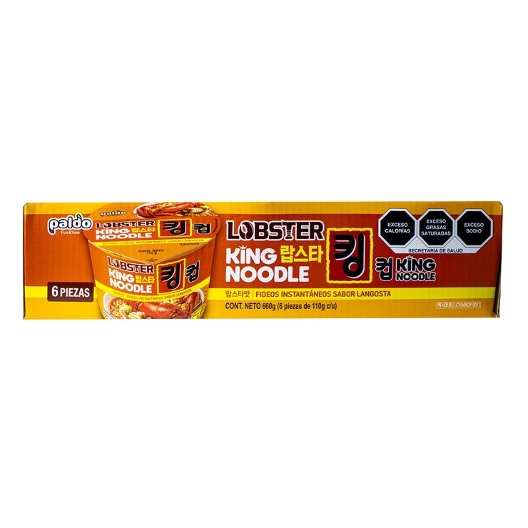 Paldo Ramen Premium Sabor Langosta 6 piezas de 110 gr