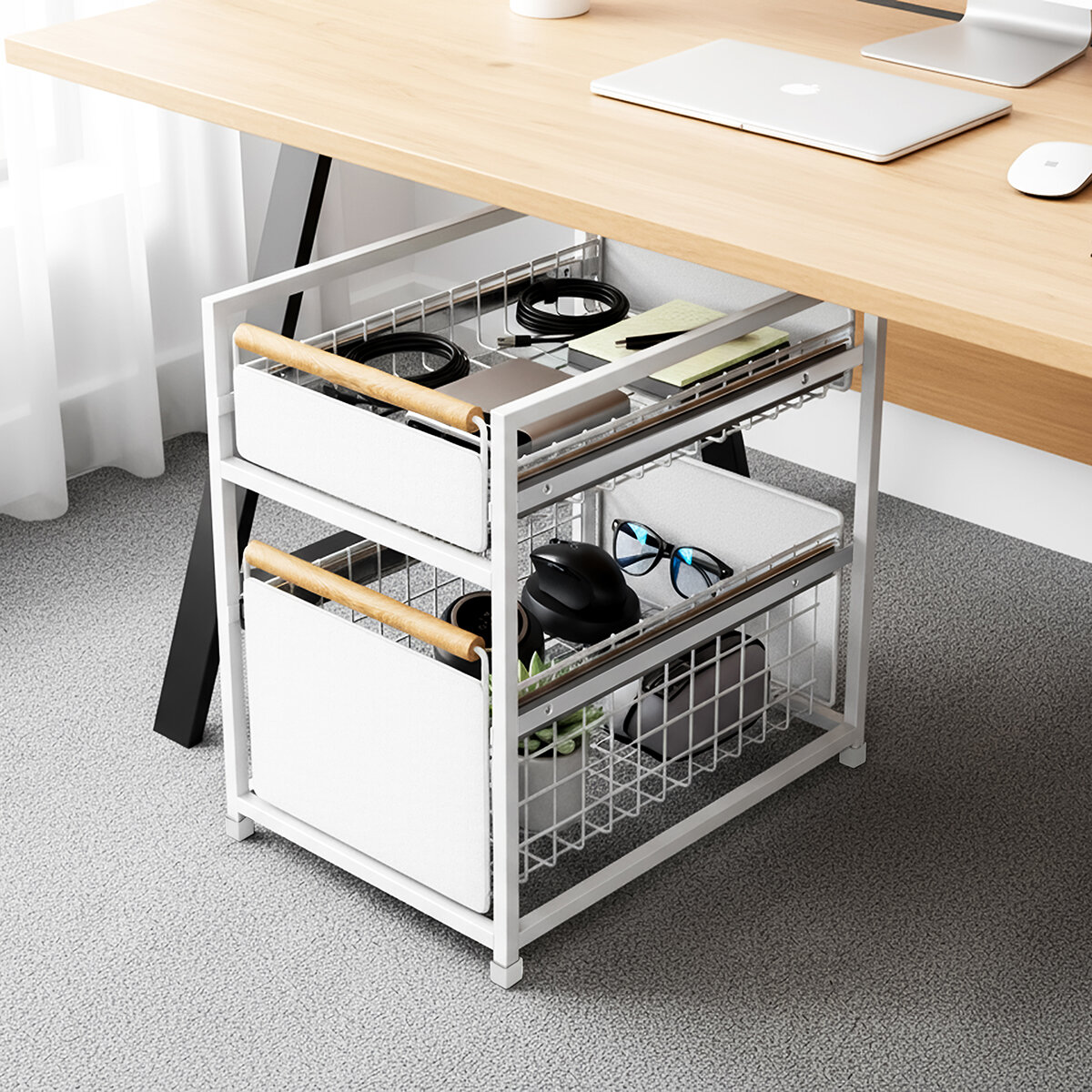 Mesa - Inspired Living, Organizador Metálico de 2 Niveles Mesa - Inspired Living, Organizador Metálico de 2 Niveles