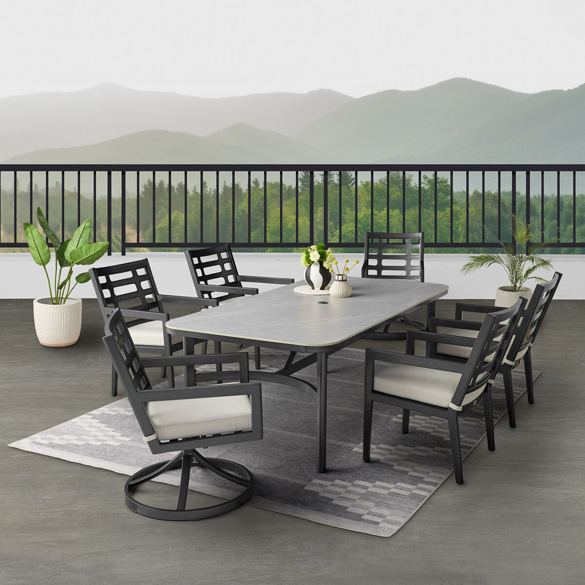 Agio, Formia Comedor para Jardín de 7 Piezas Agio, Formia Comedor para Jardín de 7 Piezas