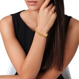 Brazalete, Oro Amarillo de 14K, de 7 aros