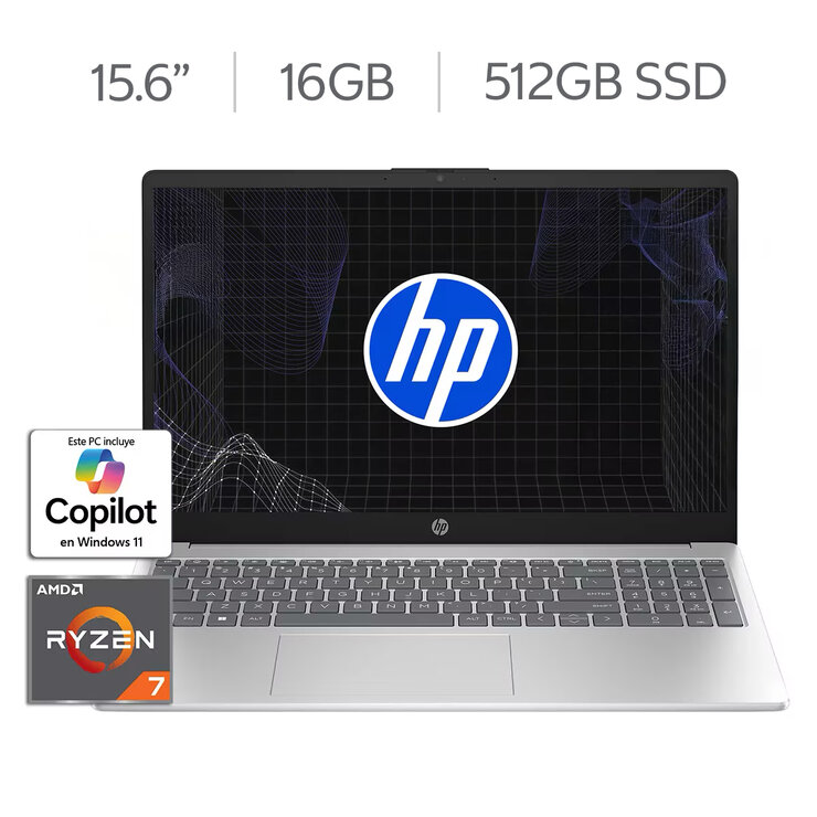 HP 15-fc0288la Laptop 15.6" Full HD AMD Ryzen 7 16GB 512GB SSD + 12 Meses M365 Personal HP 15-fc0288la Laptop 15.6" Full HD AMD Ryzen 7 16GB 512GB SSD + 12 Meses M365 Personal