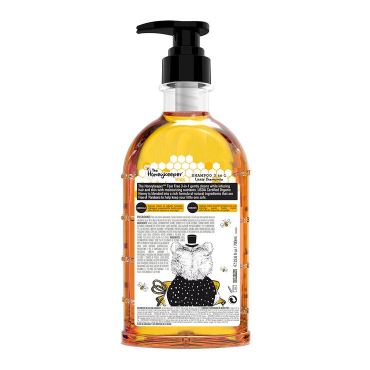 The Honeykeeper Shampoo 3 en 1 con miel 3 pzas de 700 ml The Honeykeeper Shampoo 3 en 1 con miel 3 pzas de 700 ml