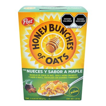 Honey Bunches Oats Cereal Sabor Maple 1.02 kg
