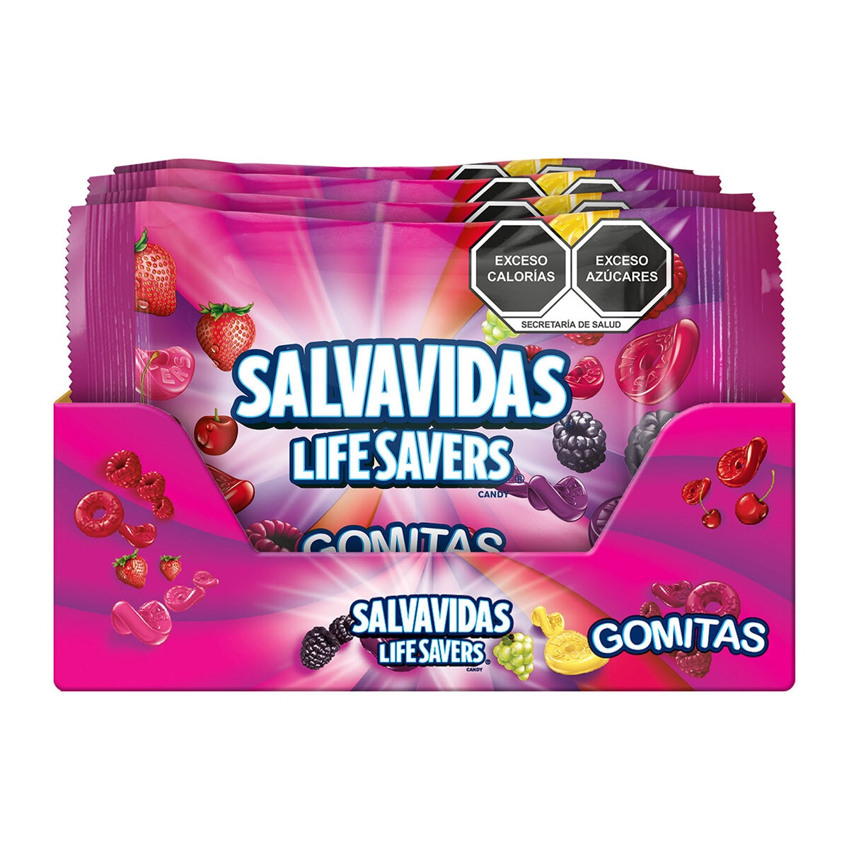 Lifesavers Gomitas de Dulce Sabor Moras Salvajes 9 pzas de 56g Lifesavers Gomitas de Dulce Sabor Moras Salvajes 9 pzas de 56g