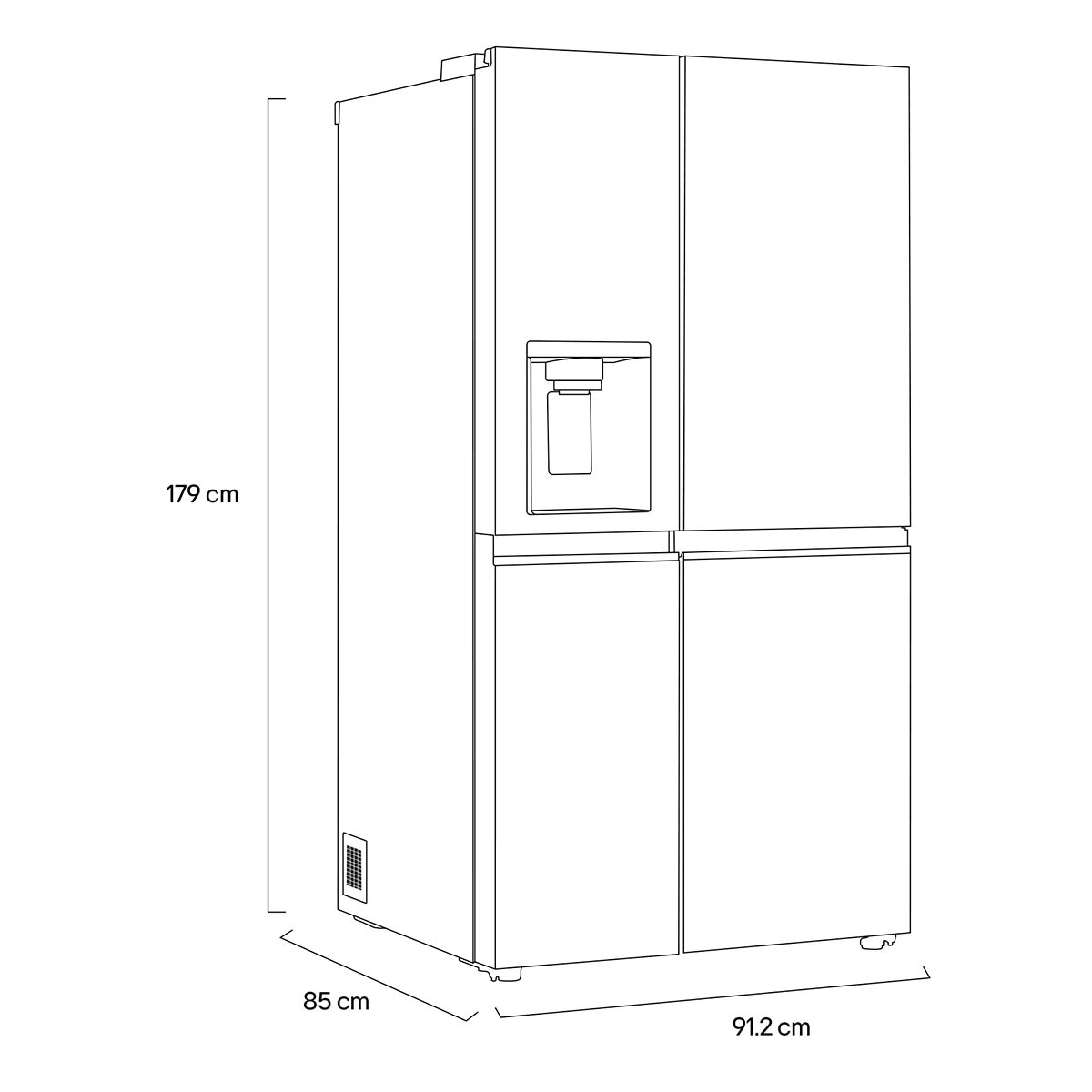 LG Refrigerador 27' Side by Side LG Refrigerador 27' Side by Side