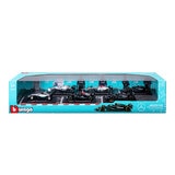 Colección de Autos de Carreras F1 Escala 1:43  Paquete de 6 Pzas.  Mercedes AMG Petronas