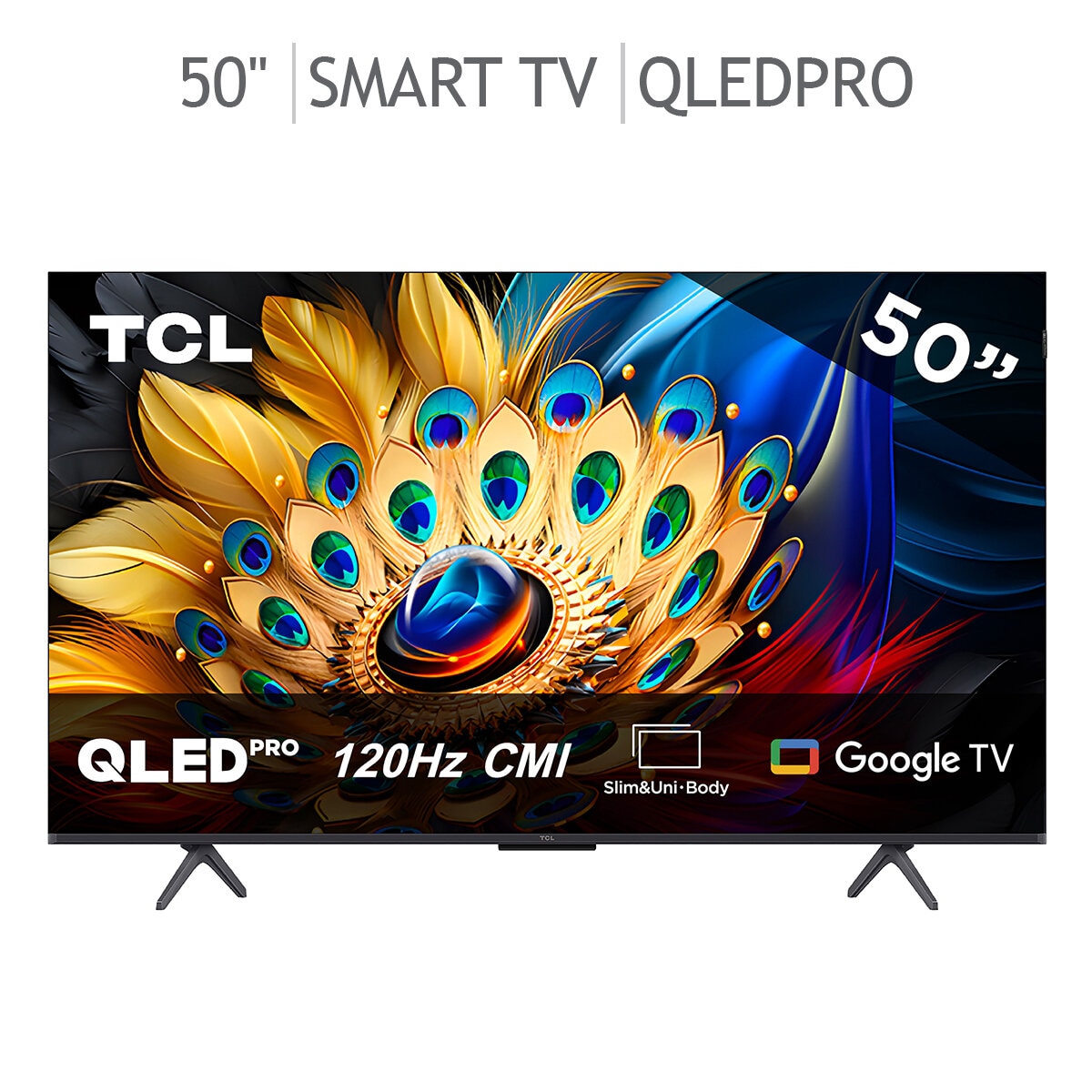 TCL Pantalla 50" 4K QLED Google TV