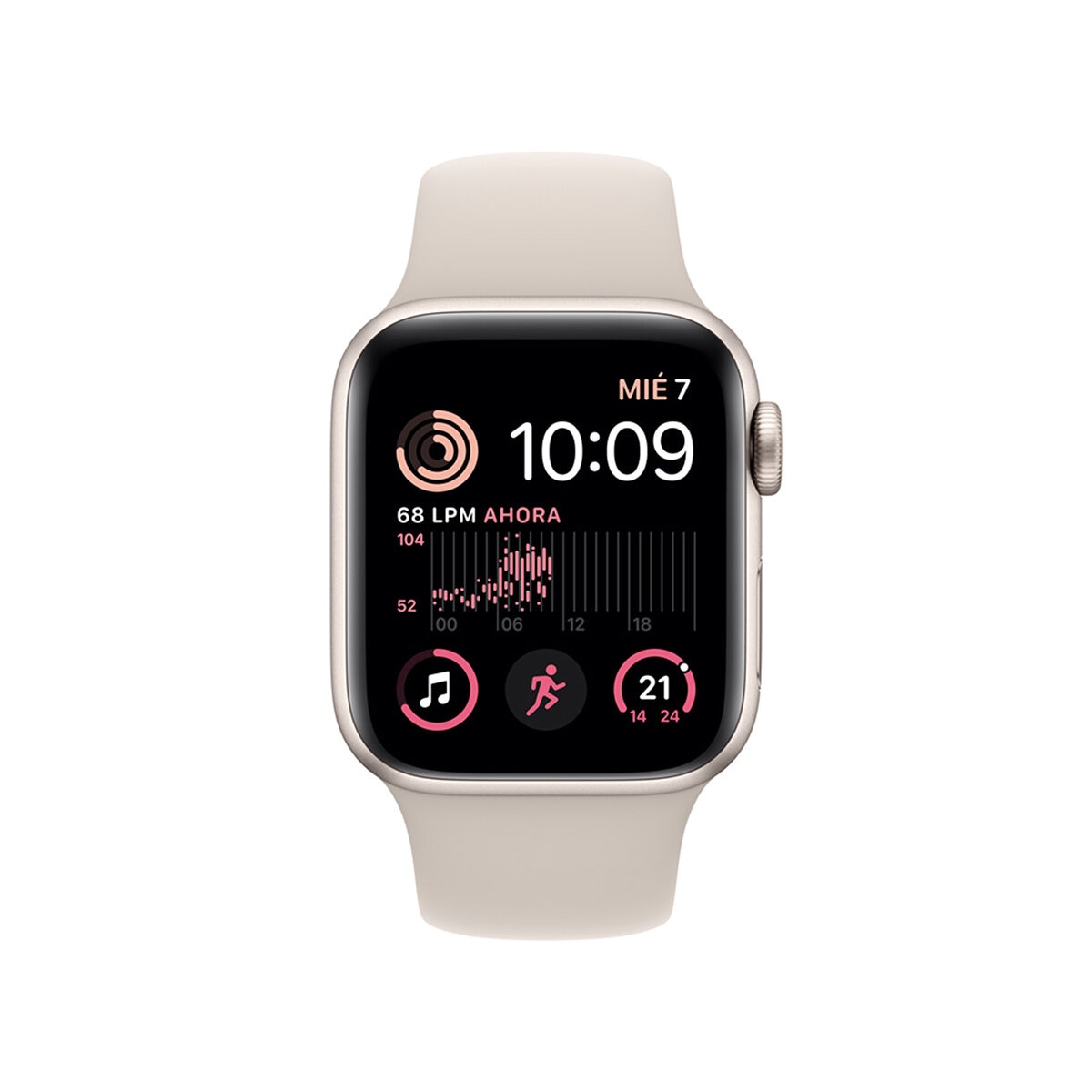 Pronombre Incorrecto Saltar Apple Watch SE (GPS) Caja de aluminio blanco estrella 40 ...
