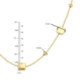 Collar, Oro Amarillo 14K Collar, Oro Amarillo 14K