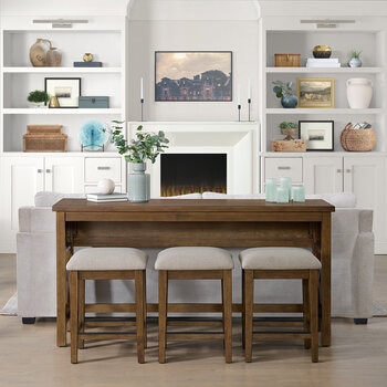 Bayside Furnishings, Lathan, Juego de mesa lateral de 4 piezas Bayside Furnishings, Lathan, Juego de mesa lateral de 4 piezas
