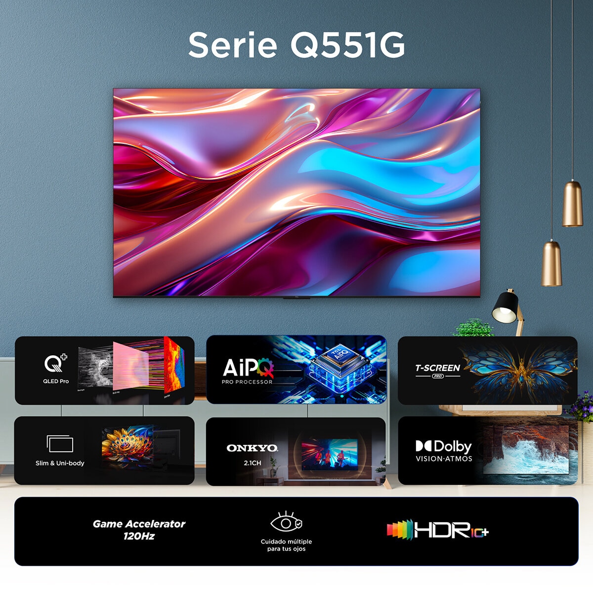 TCL Pantalla 85" 4K QLED Google TV