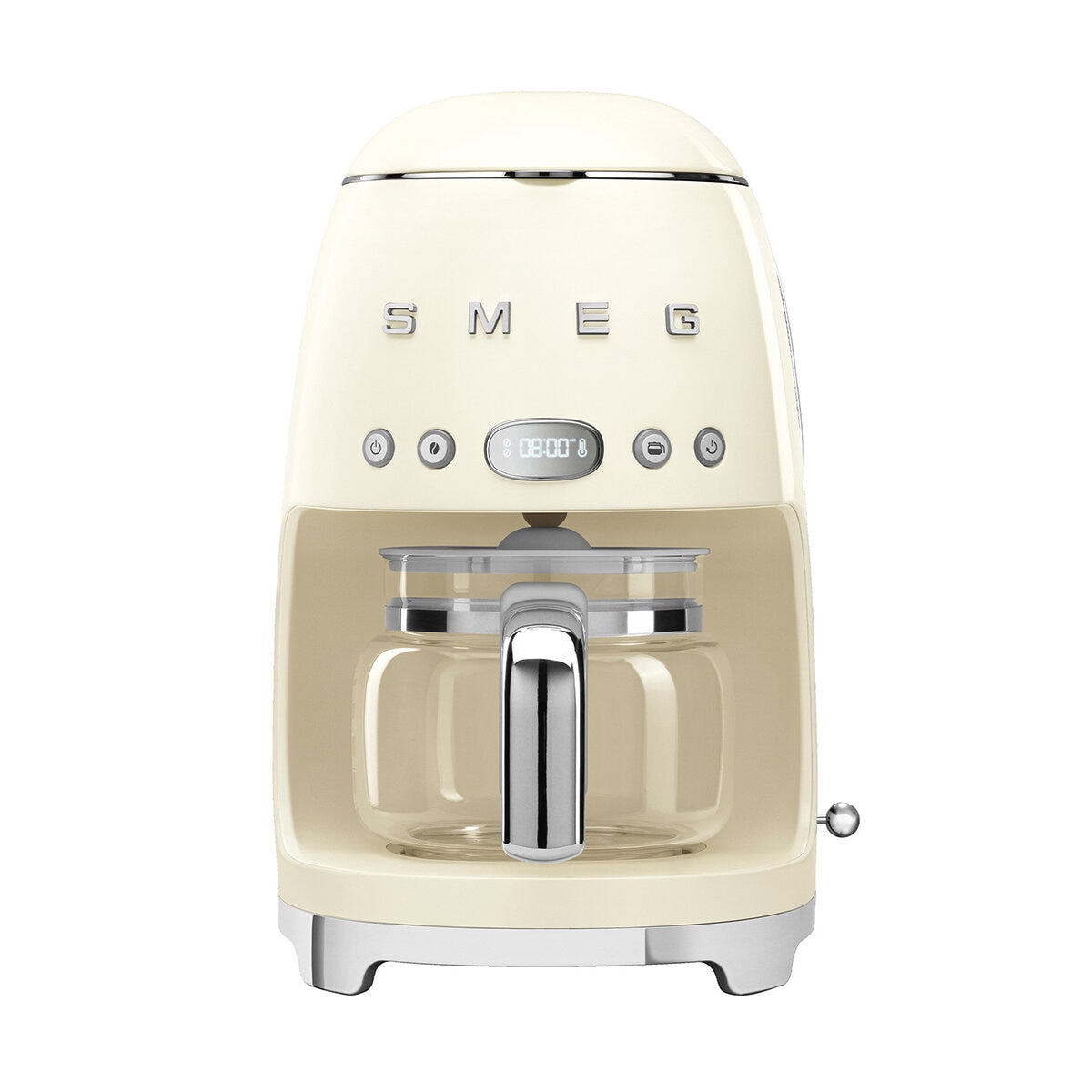 Smeg Cafetera de goteo 10 tazas crema