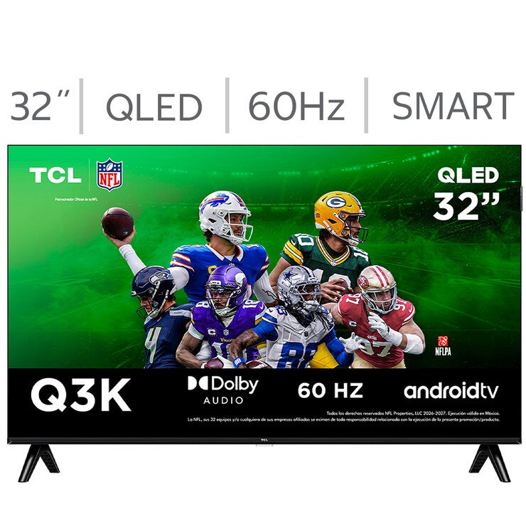 TCL Pantalla 32" QLED FHD Android TV 32Q3K TCL Pantalla 32" QLED FHD Android TV 32Q3K