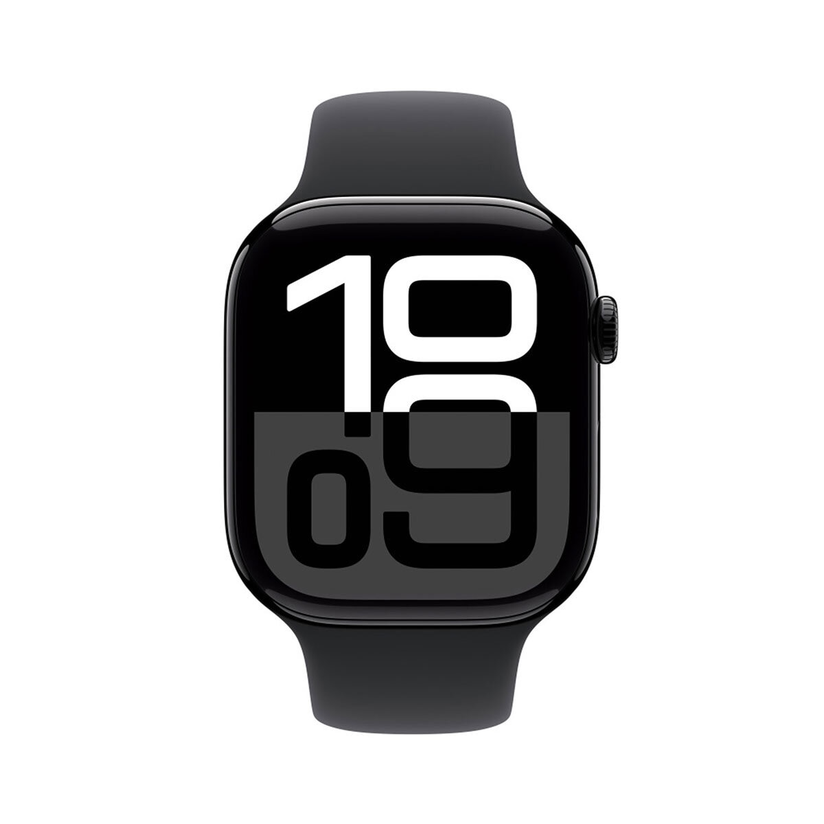 Apple Watch S10 (GPS + Cellular) Caja de aluminio negro azabache 46mm con correa deportiva negro M/L