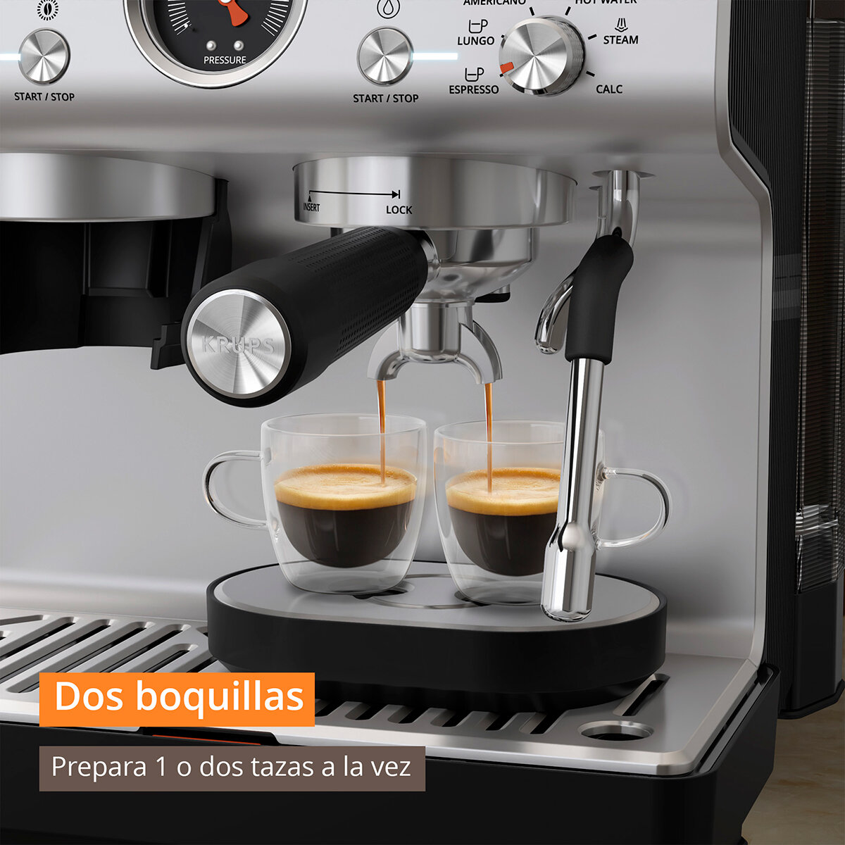 Krups Cafetera Espresso Go Barista Krups Cafetera Espresso Go Barista