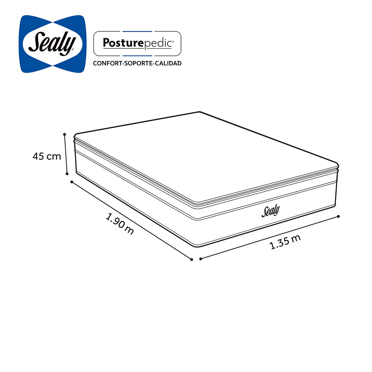 Sealy, Palermo, Colchón Matrimonial
