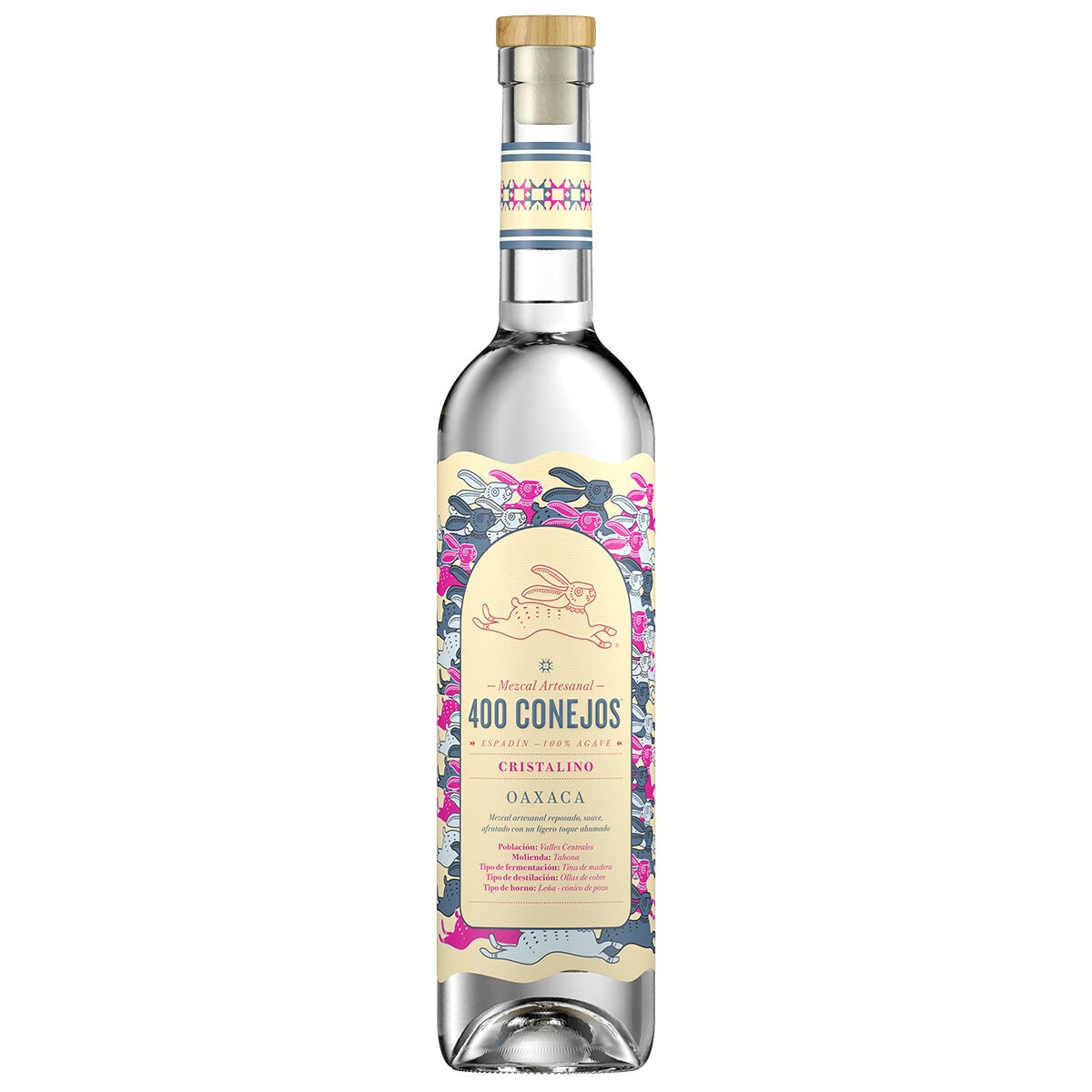 Mezcal 400 Conejos Cristalino 700 ml Mezcal 400 Conejos Cristalino 700 ml